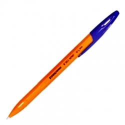 Ручка автомат синяя Erich Krause 0,7мм R-301 оранж 38512 (50шт)