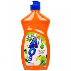 Жидкость для посуды AOS 450мл (АОС) Яблоко и Мята