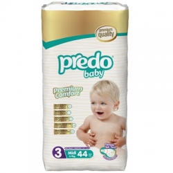 Подгузники Predo Baby 44шт №3 (4-9кг)