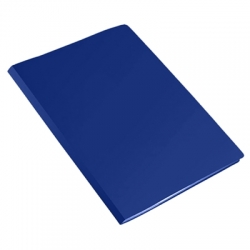 Папка с файлами 10шт А4 KWELT 0,5мм синяя КР-000282