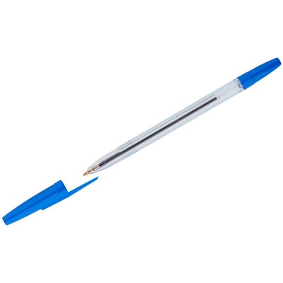 Ручка шариковая синяя СТАММ Офис 1,0мм ОФ999