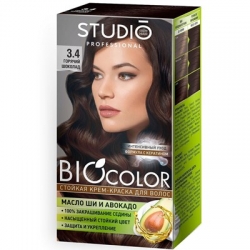 Краска для волос Biocolor 3.4 горячий шоколад