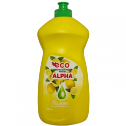 Жидкость для посуды Alpha Эко Лимон 500мл