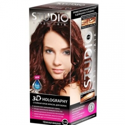 Краска для волос STUDIO 3Д Голографик 3.56 Темная вишня