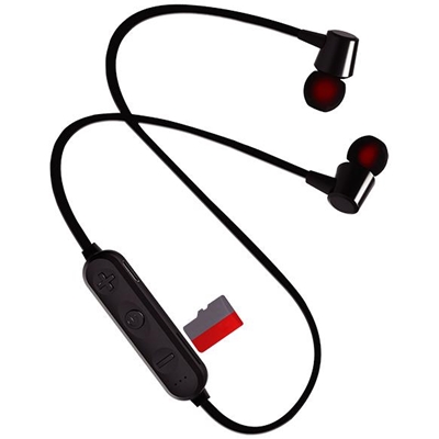 Наушники с микрофоном беспроводные Perfeo BELLS черные PF_A4308