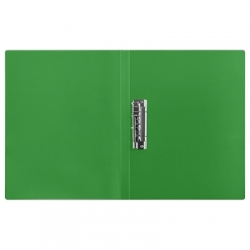 Папка с зажимом KWELT А4 зеленая, 0,5мм КР-000316