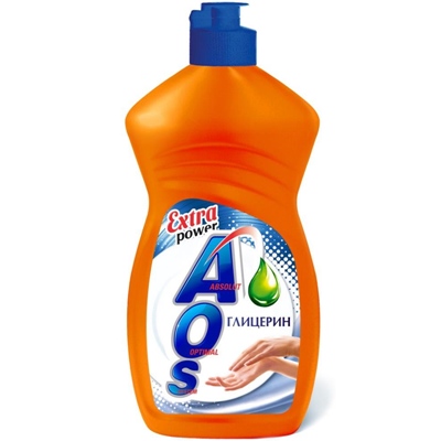 Жидкость для посуды AOS 450мл (АОС) Глицерин 2в1