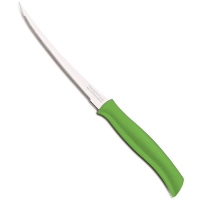 Нож Трамонтино 23088/925 Атус нож. д/томата 12,5см блист зеленый СТ