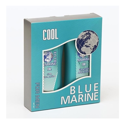 Набор подарочный муж Blue Marine 091M COOL (Шамп 250мл + Гель д/душа 250мл)