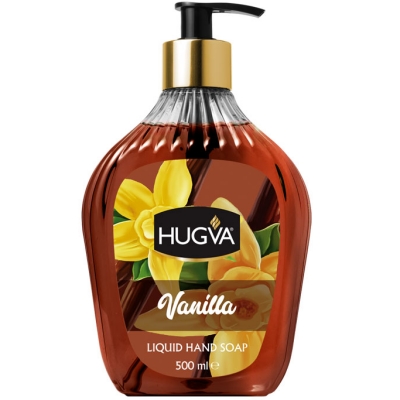 Мыло жидкое премиум на маслах HUGVA (Хугва) 500мл Ваниль