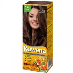 Краска-крем для волос стойкая Rowena № 7.85 Капучино