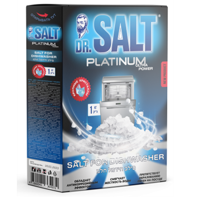 Соль для посудомоечной машины DR.SALT 1кг гранулированная