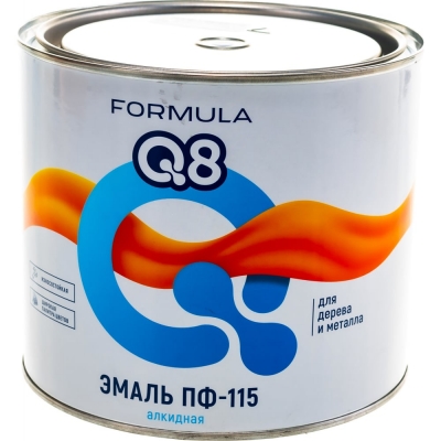 Краска ПФ-115 FORMULA Q8 белая 2,7кг (эмаль)