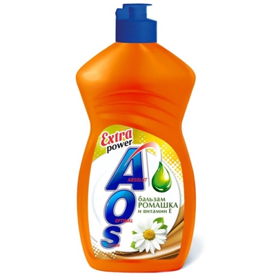 Жидкость для посуды AOS 450мл (АОС) Ромашка вит Е