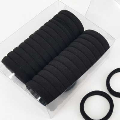 Резинки для волос 24шт черные, цена за упаковку